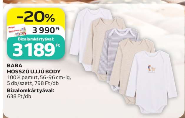 BABA HOSSZÚ UJJÚ BODY