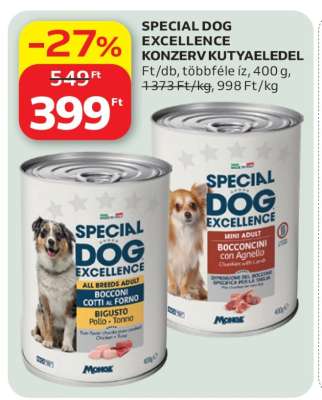 SPECIAL DOG EXCELLENCE KONZERV KUTYAELEDEL