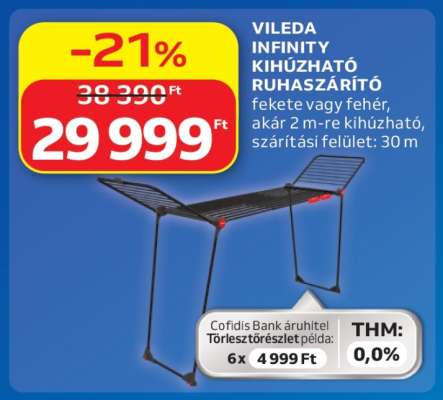 VILEDA INFINITY KIHÚZHATÓ RUHASZÁRÍTÓ
