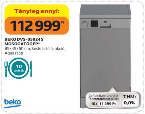 BEKO DVS-05024 S MOSOGATÓGÉP