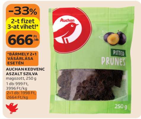 AUCHAN KEDVENC ASZALT SZILVA
