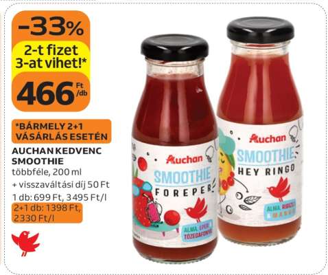 AUCHAN KEDVENC SMOOTHIE