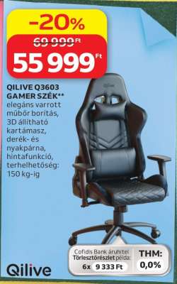 QILIVE Q3603 GAMER SZÉK