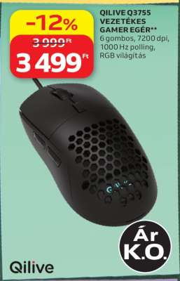 QILIVE Q3755 VEZETÉKES GAMER EGÉR