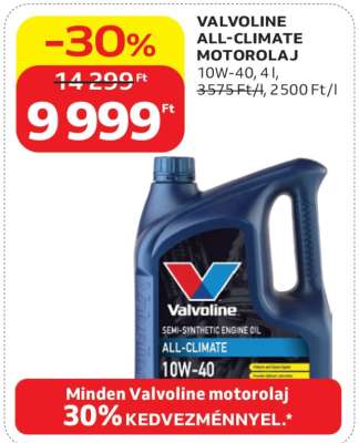 Valvoline All-Climate Motorolaj