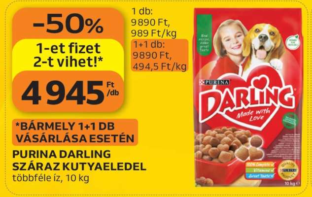 Purina Darling Száraz Kutyaeledel
