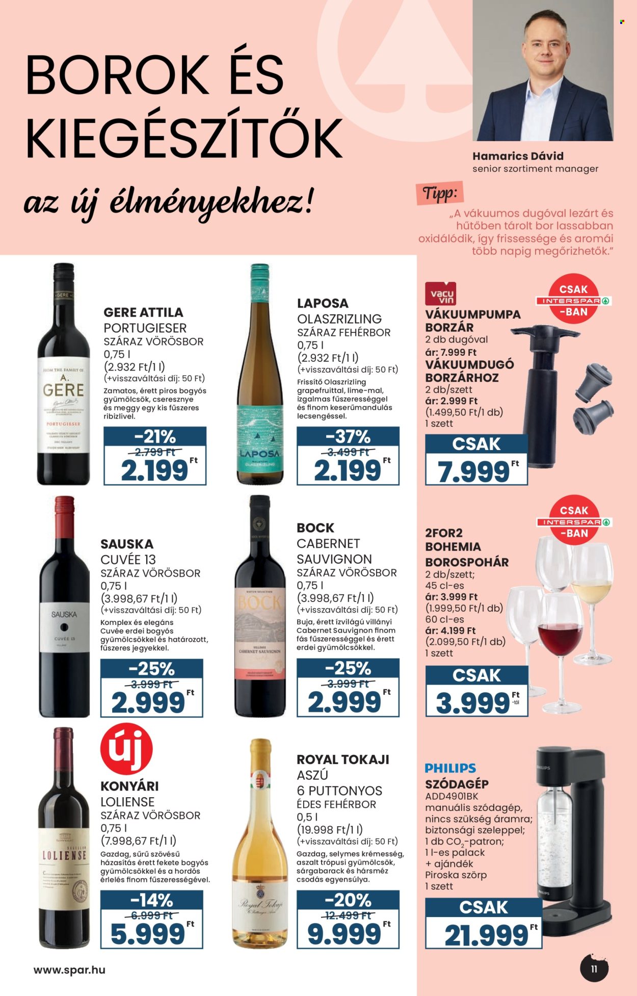 SPAR akciós újságok - 2026.09.02 - 2026.09.23. Oldal 11