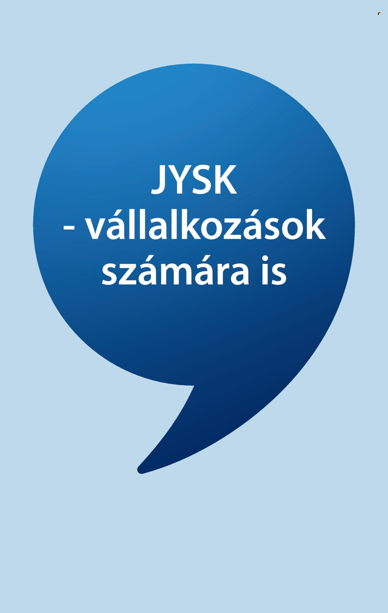 JYSK akciós újságok - 2026.09.02 - 2026.10.13. Oldal 1