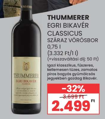 Thummerer Egri Bikavér Classicus