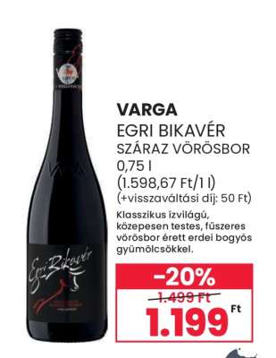 Varga Egri Bikavér