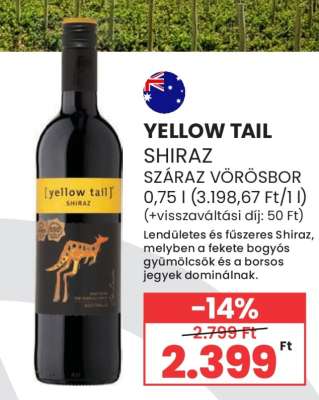 Yellow Tail Shiraz