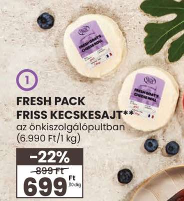 FRESH PACK FRISS KECSKESAJT