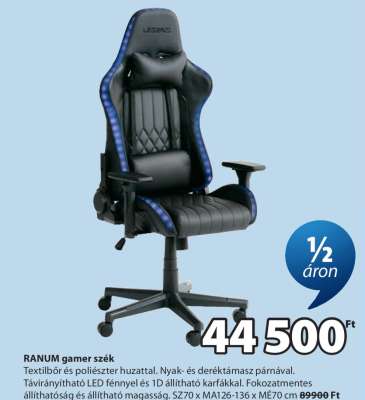 RANUM gamer szék
