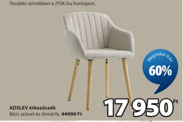 ADSLEV étkezőszék