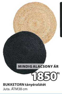 BUKKETORN tányéralátét