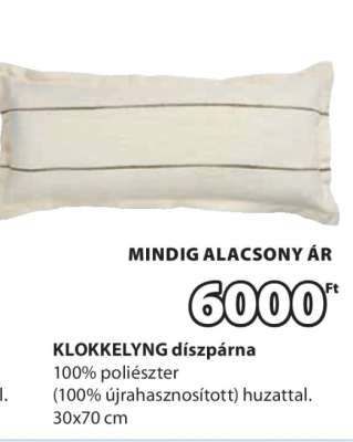 KLOKKELYNG díszpárna