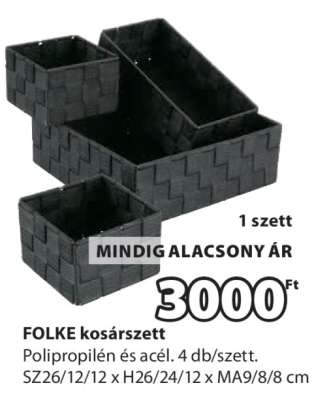 FOLKE kosárszett