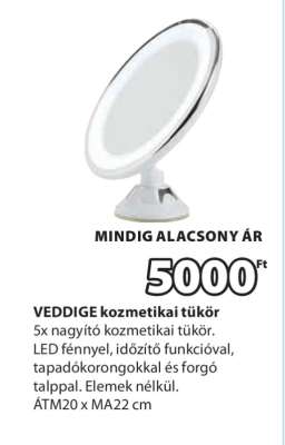 VEDDIGE kozmetikai tükör