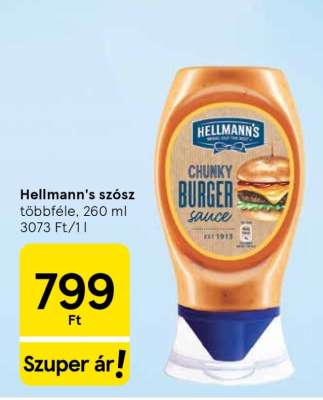 HELLMANN'S SZÓSZ