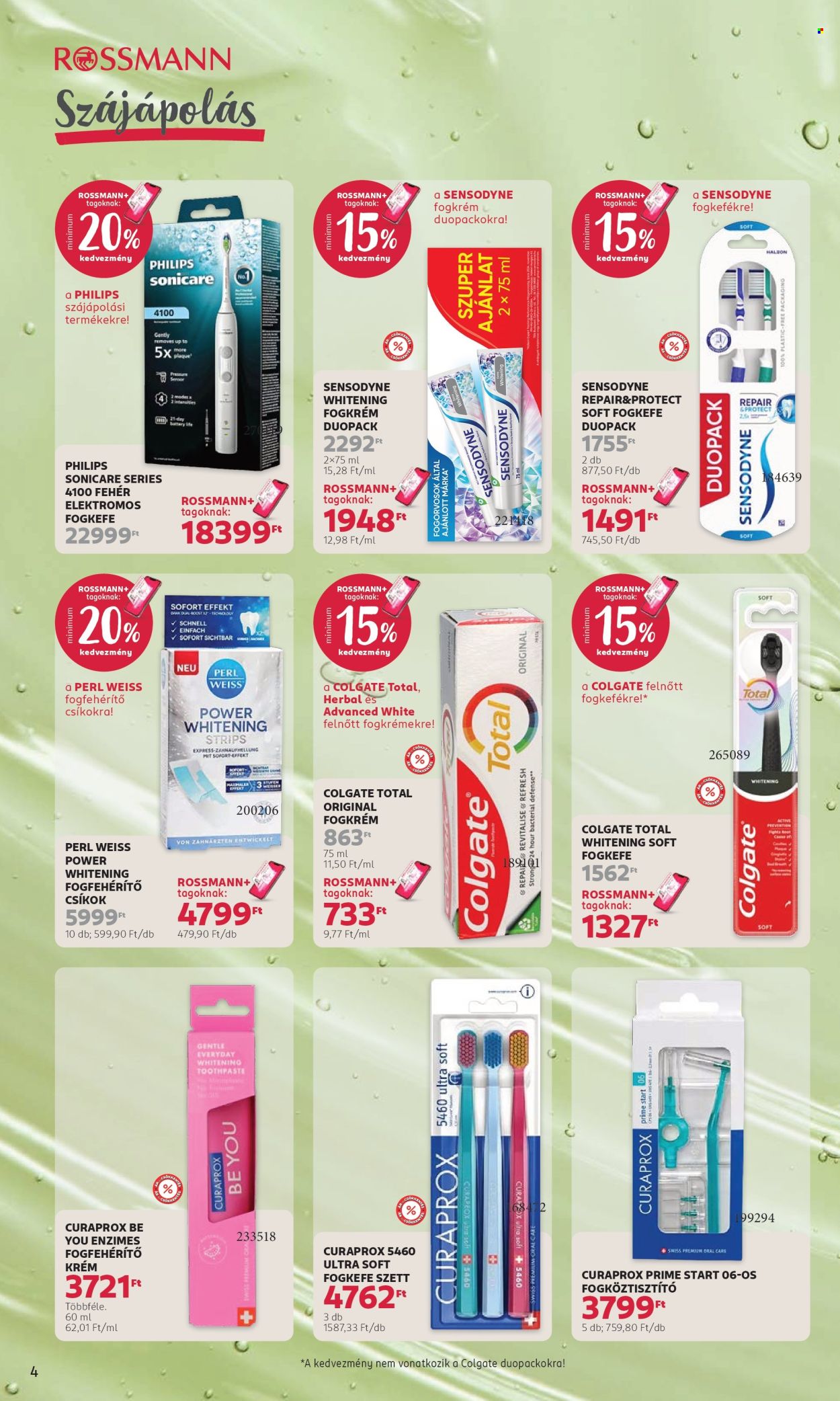 Rossmann akciós újságok - 2026.09.07 - 2026.09.18. Oldal 4