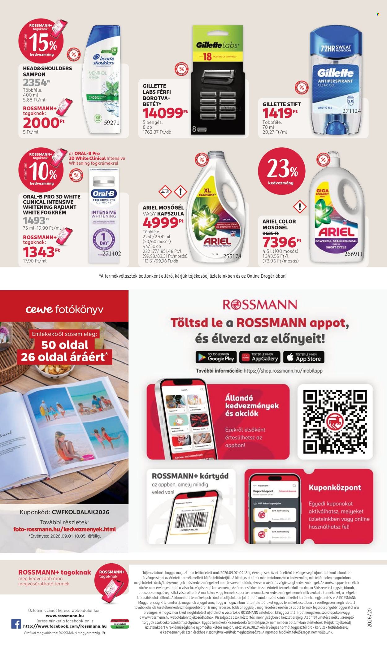 Rossmann akciós újságok - 2026.09.07 - 2026.09.18. Oldal 24