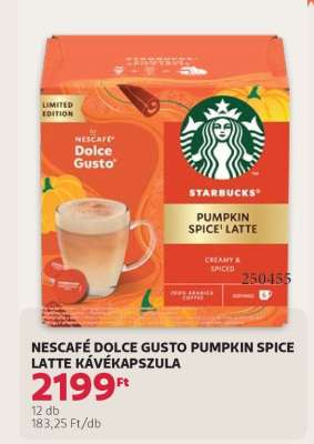 NESCAFÉ DOLCE GUSTO PUMPKIN SPICE LATTE KÁVÉKAPSZULA