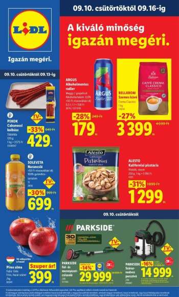 Újság Lidl - 2026.09.10 - 2026.09.16.