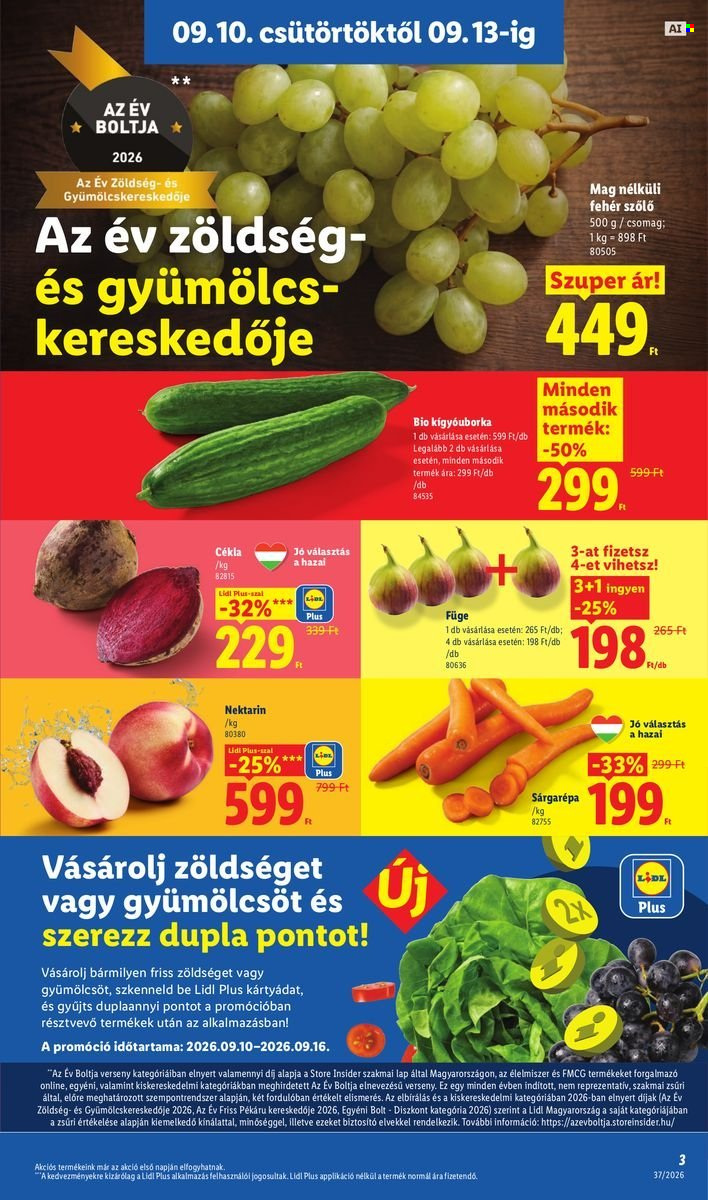 Lidl akciós újságok - 2026.09.10 - 2026.09.16. Oldal 3