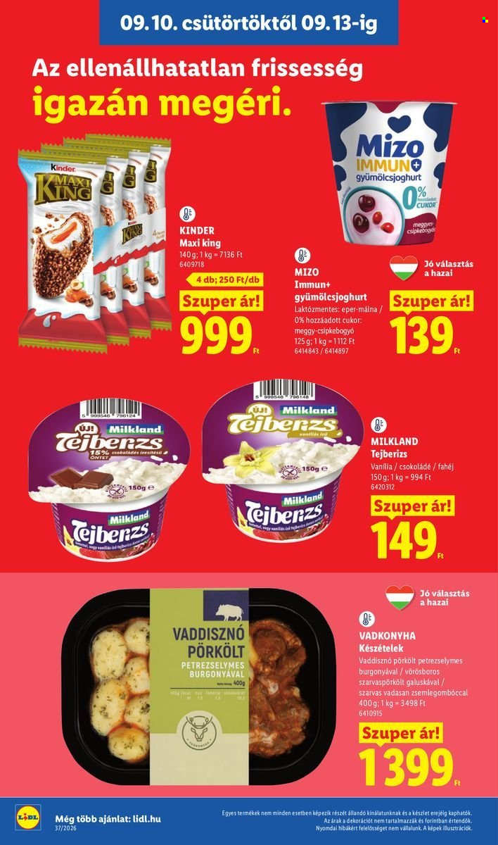 Lidl akciós újságok - 2026.09.10 - 2026.09.16. Oldal 10