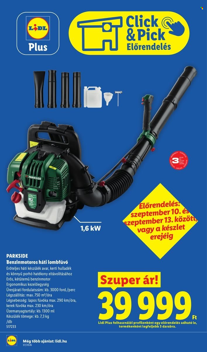 Lidl akciós újságok - 2026.09.10 - 2026.09.16. Oldal 30