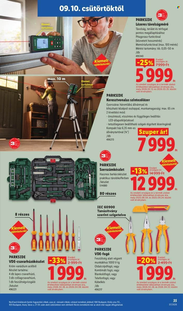 Lidl akciós újságok - 2026.09.10 - 2026.09.16. Oldal 35