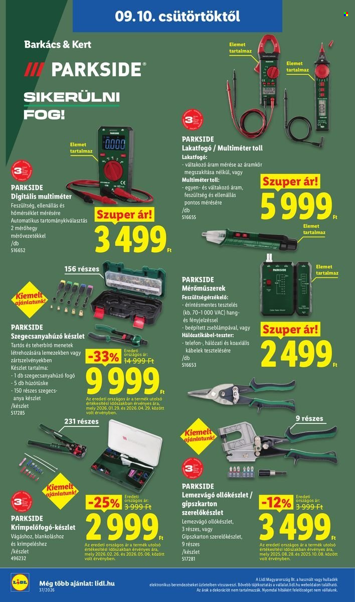 Lidl akciós újságok - 2026.09.10 - 2026.09.16. Oldal 36