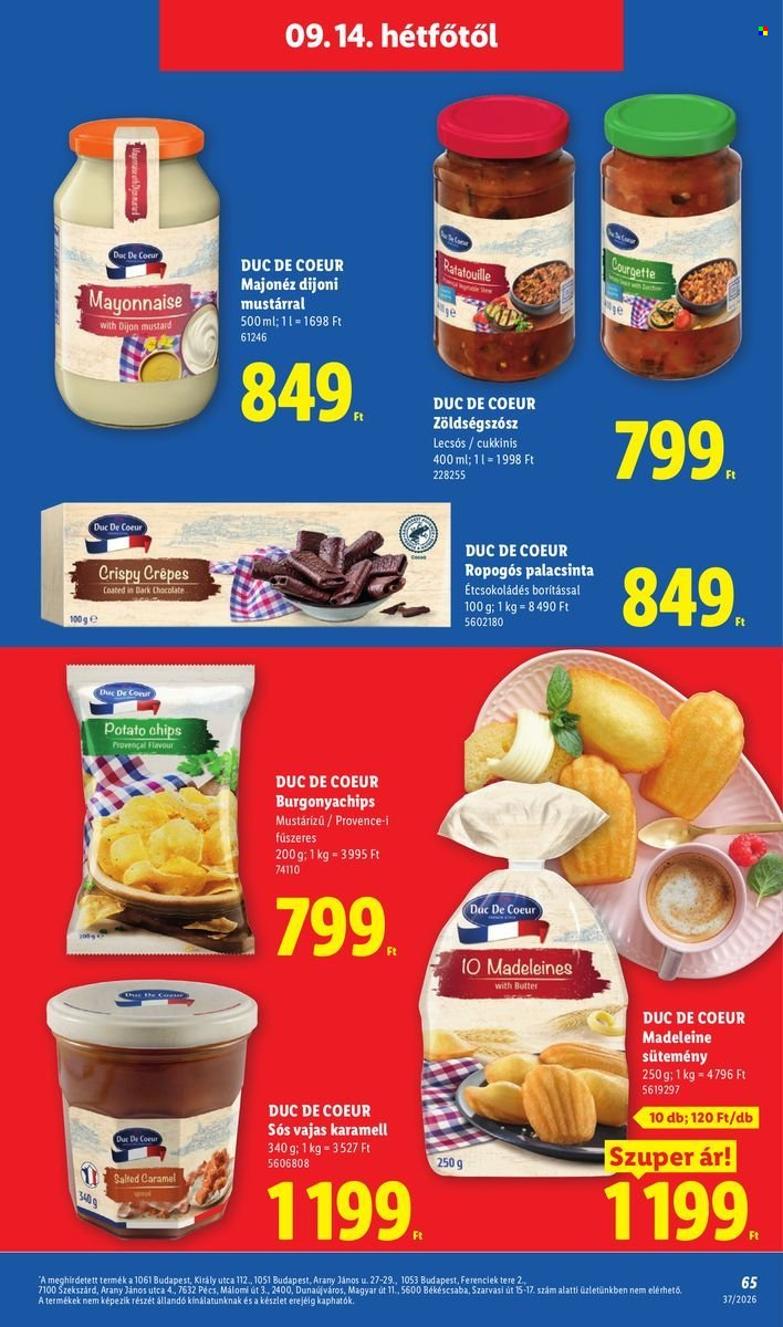 Lidl akciós újságok - 2026.09.10 - 2026.09.16. Oldal 65