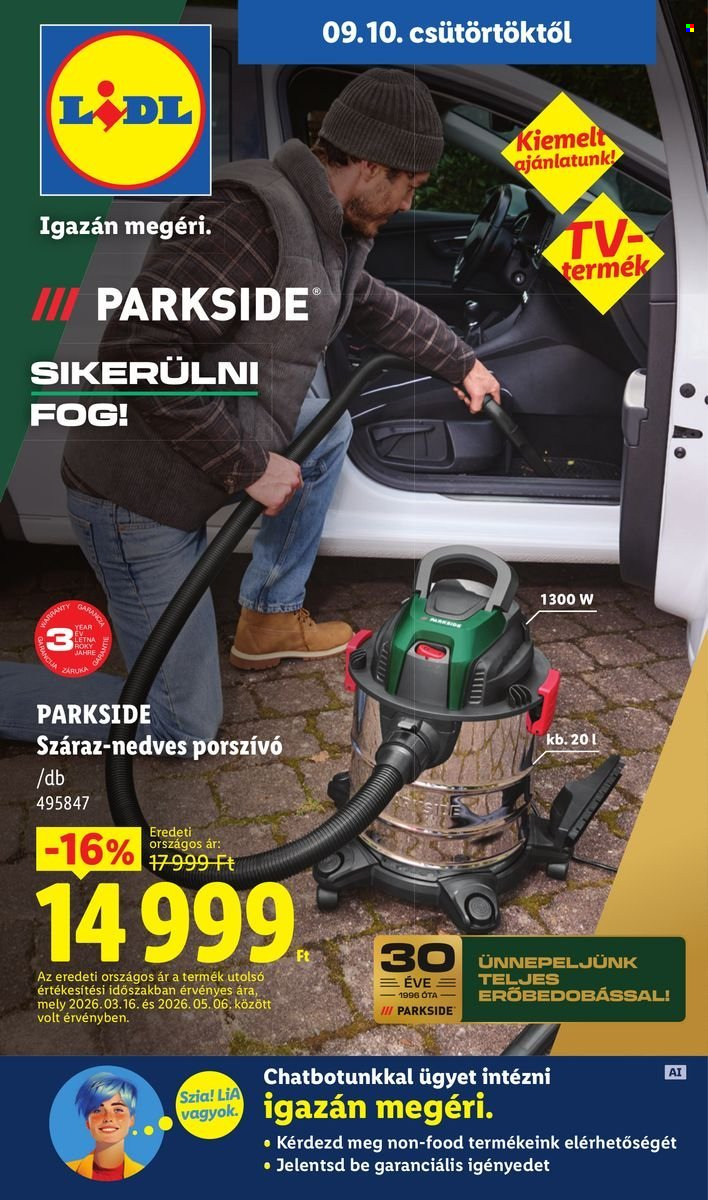 Lidl akciós újságok - 2026.09.10 - 2026.09.16. Oldal 1