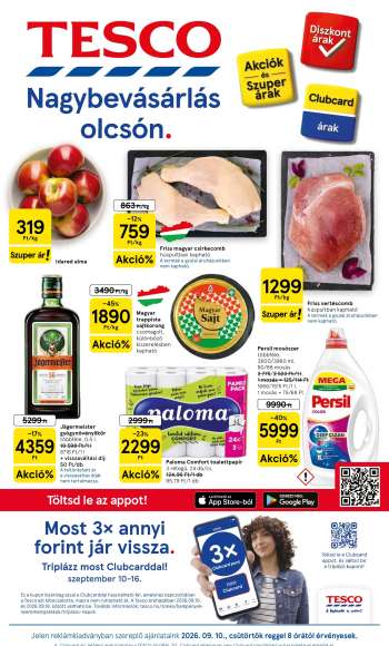 Újság TESCO - 2026.09.10 - 2026.09.16.