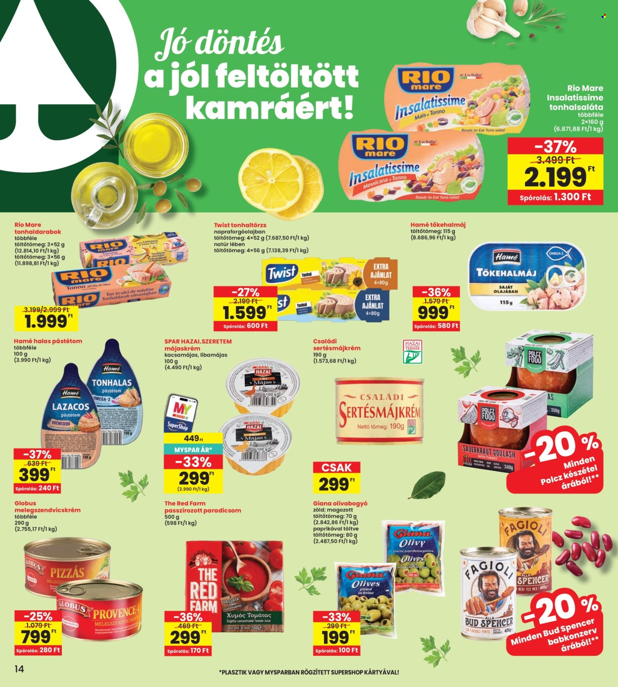 INTERSPAR akciós újságok - 2026.09.10 - 2026.09.16. Oldal 14