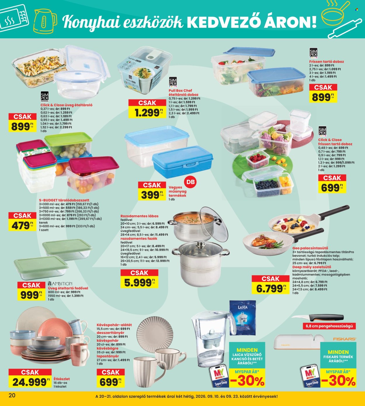 INTERSPAR akciós újságok - 2026.09.10 - 2026.09.16. Oldal 20