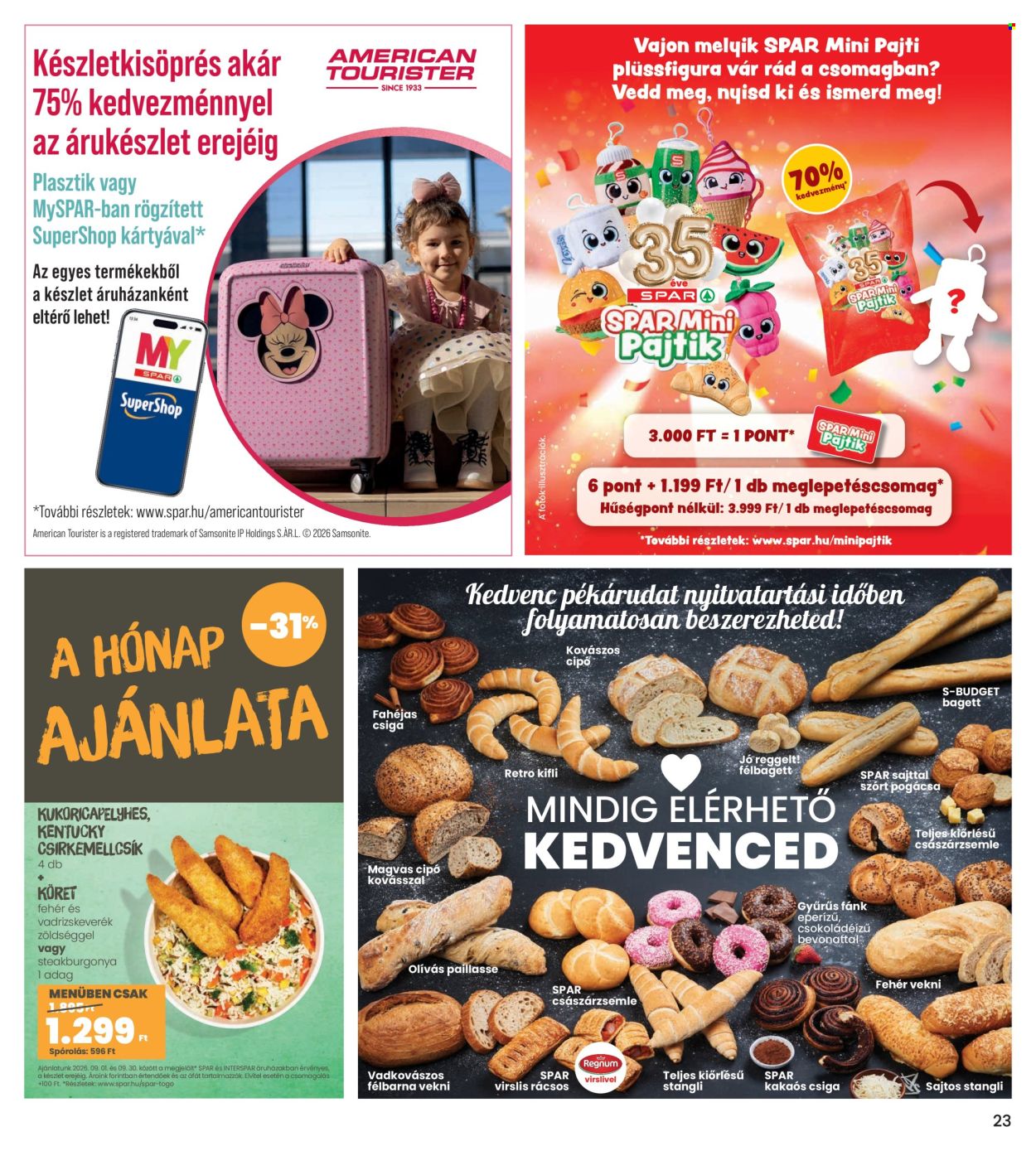 INTERSPAR akciós újságok - 2026.09.10 - 2026.09.16. Oldal 23
