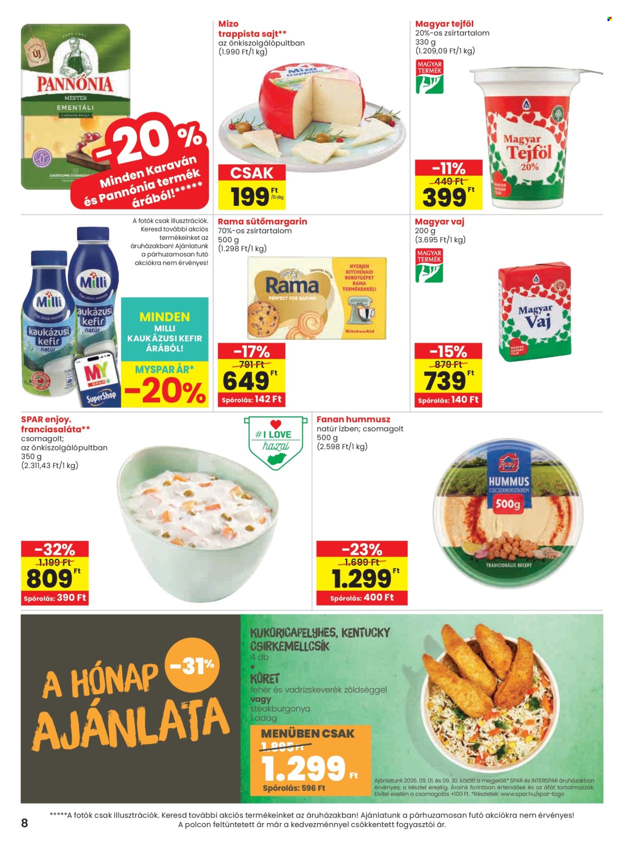 SPAR akciós újságok - 2026.09.10 - 2026.09.16. Oldal 8