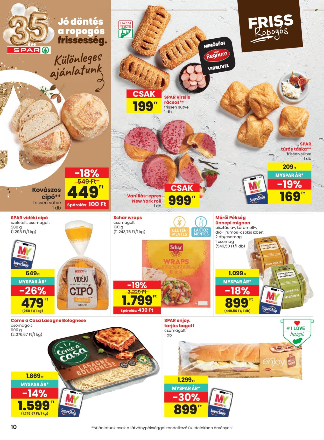 SPAR akciós újságok - 2026.09.10 - 2026.09.16. Oldal 10