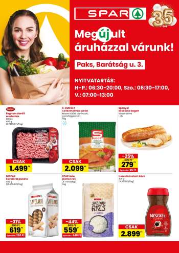 Újság SPAR Szupermarket - 2026.09.10 - 2026.09.16.
