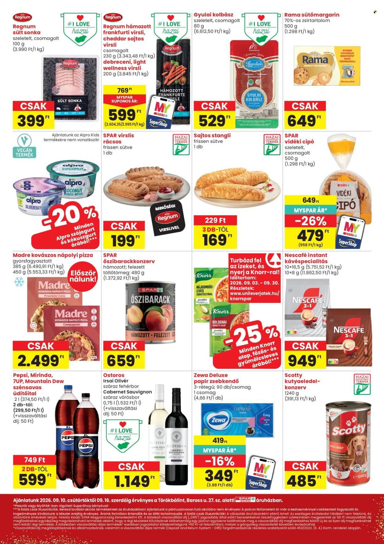 SPAR market akciós újságok - 2026.09.10 - 2026.09.16. Oldal 2
