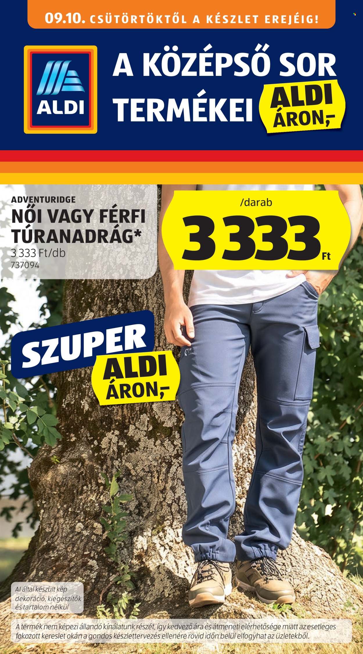 Aldi akciós újságok - 2026.09.10 - 2026.09.16. Oldal 1