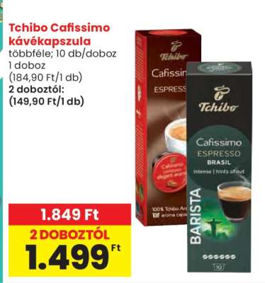 Tchibo Cafissimo Kávékapszula