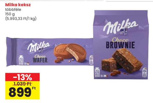 Milka keksz