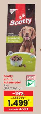 Scotty száraz kutyaeledel
