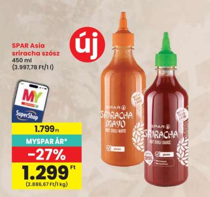 SPAR Asia sriracha szósz