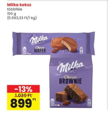 Milka keksz