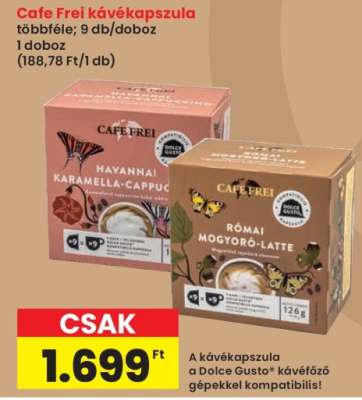 CAFE FREI Kávékapszula*