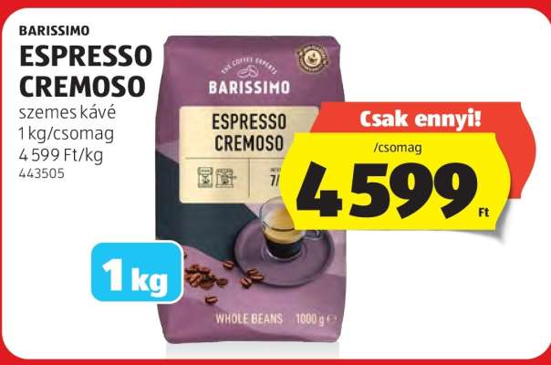 BARISSIMO ESPRESSO CREMOSO